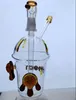 8.6 inchs Beaker bong Water Pipes Hookahs Smoke Dab Accessories Nail Glass Water Bubbler Bongs Oil Rigs With 14mm Joint