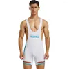 Men's Tank Tops TAUWELL Men Undershirts Bodysuit Shorts Wrestling Singlet Bodybuilding Fitness Jumpsuit Leotard Sports Workout Vest