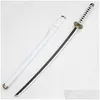 Figure dei cartoni animati Cosplay Op Roronoa Zoro Xue Zou Katana Sword Role Playing Sauron Sandai Kitetsu 104Cm Superb Wood Prop T221108 Drop Dh2Tn