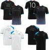 2022夏の新しいフォーミュラ1 TシャツF1チームレーシングドライバーNo. 31およびNo. 10レースTシャツメンズアウトドアスポーツ半袖Tシャツ