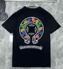 Hommes Ch Summer Mode Marque de luxe T-shirts Designers T-shirts Correct Horseshoe Sanskrit Cross Polos Garçon Graffiti T-shirts Unisexe Tops T-shirts À Manches Courtes