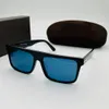 نظارة شمسية مستطيل 999 سوداء سوداء الرجال مصممين نظارات شمسية النظارات الشمسية UV400 نظارات مع صندوق