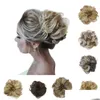 Chignons Synthétiques Cheveux Chouchous Extensions Postiche Wrap Queue De Cheval Chignon Faux Chignon Accessoires Livraison Directe Produits Dhha0