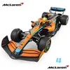 Voiture Électrique / Rc 1/12 Mclaren Télécommande F1 Racing Modèle Mcl36 4 Lando Norris Modèles Dynamiques Forma Rc Jouet Pour Enfant 1/18 Échelle Dr Dhzsb