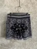 2023 New Summer Men's Shorts Caixa de caju de caxemira de malha ~ Bottoms de designer de luxo