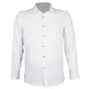 Mäns avslappnade skjortor Superkvalitet Navy Military Uniform Yacht Captain Pilot Shirt Mens White Airline Uniforms 230221