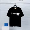 22SS Top Qaulity Summer Mens Designer Tees 100% Cottom T Shirts Casual Green Tee Wygodne mężczyźni Kobiety Letter Lightning Druku