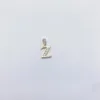 Charms Jewelry Making Fashion Tiny Gold Plated Color Letter Name Z Choker Necklace Pendant For Women Jewelr