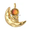 Charms Moon Astronaut Gold Sailor Dangg voor sieraden maken Levering Diy Earring ketting