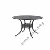 Gensun Outdoor Garden furniture Sets four Chairs and a round aluminium patio Dining table