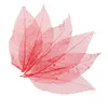 Dekoracyjne kwiaty wieńce fenowe 50pcs/działek naturalny szkielet szkieletowy liście liści kartek