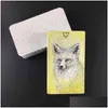 Kortspel Best Sell Tarot Cards för Animal Oracle Board Deck Playing Party Game X1106 Drop Leverans Toys Gifts Puzzles DH30Q