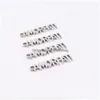 Charms 10Pcs 20 5Mm Wholesell Acero inoxidable Letras de alta calidad Colgante Diy Collar Pendientes Pulseras Unfading 2 colores Dr Dhw6D