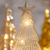 Décorations de noël, lampe d'ornement, fenêtre d'arbre en verre, atmosphère intérieure, scène, ornements, déguisement, cadeau de vacances