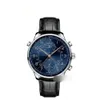 Orologio meccanico automatico da uomo classico 41mm pelle impermeabile moda casual luminoso multifunzione lusso prepotente personali306e