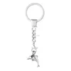 Keychains Lanyards Wholesale Metal Key Ring With Chain Flat Lobster Clasp Mix Designs Pendant Jewelry Drop Deli Dhe8P