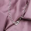 Gratis frakt 2022 Ny 100% 925 Sterling Silver Pandora Original Type Freshwater Cultured Pearl Me Chain Link Halsband DIY