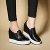 Zapatos de vestir 2023 Plataforma de mujer Altura oculta Aumento Cuñas casuales Mujer Tacón alto 10 cm Tacones Zapatillas de deporte