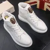 New men's boots high top shoes leather everything board shoes soft sole simple casual small white shoes elastic boots A6