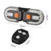 Cykelbelysning LED -cykel Remote Control Turn Signal Taillight Waterproof Bike Varningslampa för utomhuscykeltillbehör 230221