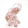 Decorative Objects Figurines Handmade Murano Glass Elephant Figurine Art Miniature Sculpture Animal Collectibles Birthday Xmas Gift Home Decor Ornament 230221