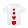 24 New Womens T Shirt Designer P Love Tryck på kort ärm Pure Cotton Casual Sports Shirt Fashionable Street Holiday Par's Samma kläder S-5XL