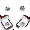 Cluster Rings S 2022 Blues Style Fantasy Football Championship FL Size 814 Drop Delivery 2021 Jewely Chainworldzl DHXB5 RING DH4RP