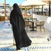 Vêtements ethniques Ramadan Eid Mubarak Mousseline de soie ouverte Abaya Kimono Dubaï Turquie Islam Kaftan Robe musulmane Vêtements Abayas pour femmes Robe Femme Caftan 230221