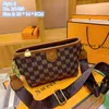 Factory wholesale ladies shoulder bag 2 styles small fresh printed mobile phone coin purse street trend plaid handbag elegant Joker contrast leather handbags