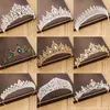 Tiaras Trendige Frau Kristallkronen Tiara Hochzeit Haarschmuck Krone Brautdiademe und Kronen Haarschmuck Hochzeit Haarschmuck Z0220