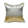 Pillow Modern Light Luxury Cover El Villa Model Room Decorations Pillowcase Abstract Gold And Silver Sofa Bed Pillows Case