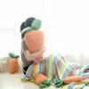 Pluszowe lalki Kreatywne symulacyjne zabawki Pchane marchewkowe koc z bawełnianą super miękki intymny prezent dla dziewczyny 230221