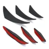 Bumpers Bumpers Pqy 6Pcs/Set Universal Fit Front Bumper Lip Diffuser Splitter Fins Body Spoiler Canards Valence Chin Car Tuning Canard Pqy