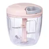 Ferramentas de vegetais de frutas 500900ml Manual manual do helicóptero Processador de alimentos Salada Salada Salada Salada Crelic Cutter Kitchen Tool Acessories 230221