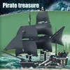 City Diy of Caribbean Pirates Building Blocks Toys Model voor het Black Pearl Ship Bricks for Children192H
