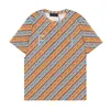 Fendyly ff T-shirt da uomo di design di lusso da donna a maniche corte in materiale traspirante, comodo