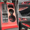 Car Stickers For Hyundai Son Interior Central Control Panel Door Handle 5D Carbon Fiber Decals Styling Accessorie Drop Delivery Mobi Dh6Dw