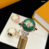 Luxury designer fashion women's opening colorful gem ring wedding special design jewelry top quality 22