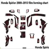 Bilklistermärken för Honda Accord 8 20092013 Självhäftande kolfibervinyl och dekaler Stylingtillbehör Drop Delivery Mobiles Motor DHVBJ