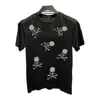 Męskie koszulki męskie czaszka męska Rhinestone Tshirt Street Style projektant 2022 Summer Short Sleeve TEES CAWLETNY Casual Handsome Mężczyzna Z0221