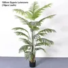 Fiori decorativi 1.4m Coda sciolta GirasoleArtificiale Dypsis Lutes Tree Plant Decor Piante di palma tropicali finte Perfect Faux Lutescens