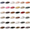 Klänningskor Flat Woman Loafers äkta läderlägenheter Slip på Mocasines Chaussures Plates Sneakers Outwear For Women 230220