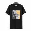 23SS Designer Letter Tryckt t-shirt mode Ny t-shirt crew hals kort ärm sommaren casual t-shirt andningsbara tees high street Europe och America Styles