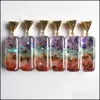 Charms 71x10mm Colorf Chakra Beads Natural Stone Amethyst Lapis Lazi 7 Colors Stones Pelar Pendants Diy Mjfashion Drop Delivery Jew Dhrel