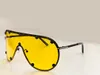Солнцезащитные очки Black Smoke Oversize Pilot для женщин и мужчин Солнцезащитные очки Дизайнеры Солнцезащитные очки Солнцезащитные очки UV400 Очки с коробкой