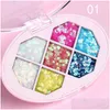 Eye Shadow Cmaadu 7 Color Glitter Eyeshadow Palette Powder Face Body Shimmer Gel Festival Party Makeup Waterproof Cosmetic Drop Deli Dhdmk