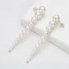 Dangle Earrings Lnngy 14K Gold Filled Pearl For Women Flower 3-10mm Natural Freshwater Tassel Temperament Jewelry Gift