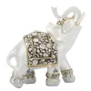 Objetos decorativos Figuras vintage requintada estátua de elefante Lucky Feng Shui Modelo Elegant Ornamentos Cria