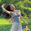 Women's T Shirts Daisy Lace Wears A Tube Top Outside Sweet Spicy Camisole Inside Evening Elegantes For Women Summer Aesthetic Y2k Kawaii