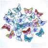 Charms 10pcs resina animal borboleta para j￳ias Fazendo pingentes de colares de brincos fofos bracelete diy acess￳rios feitos ￠ m￣o Dhizn